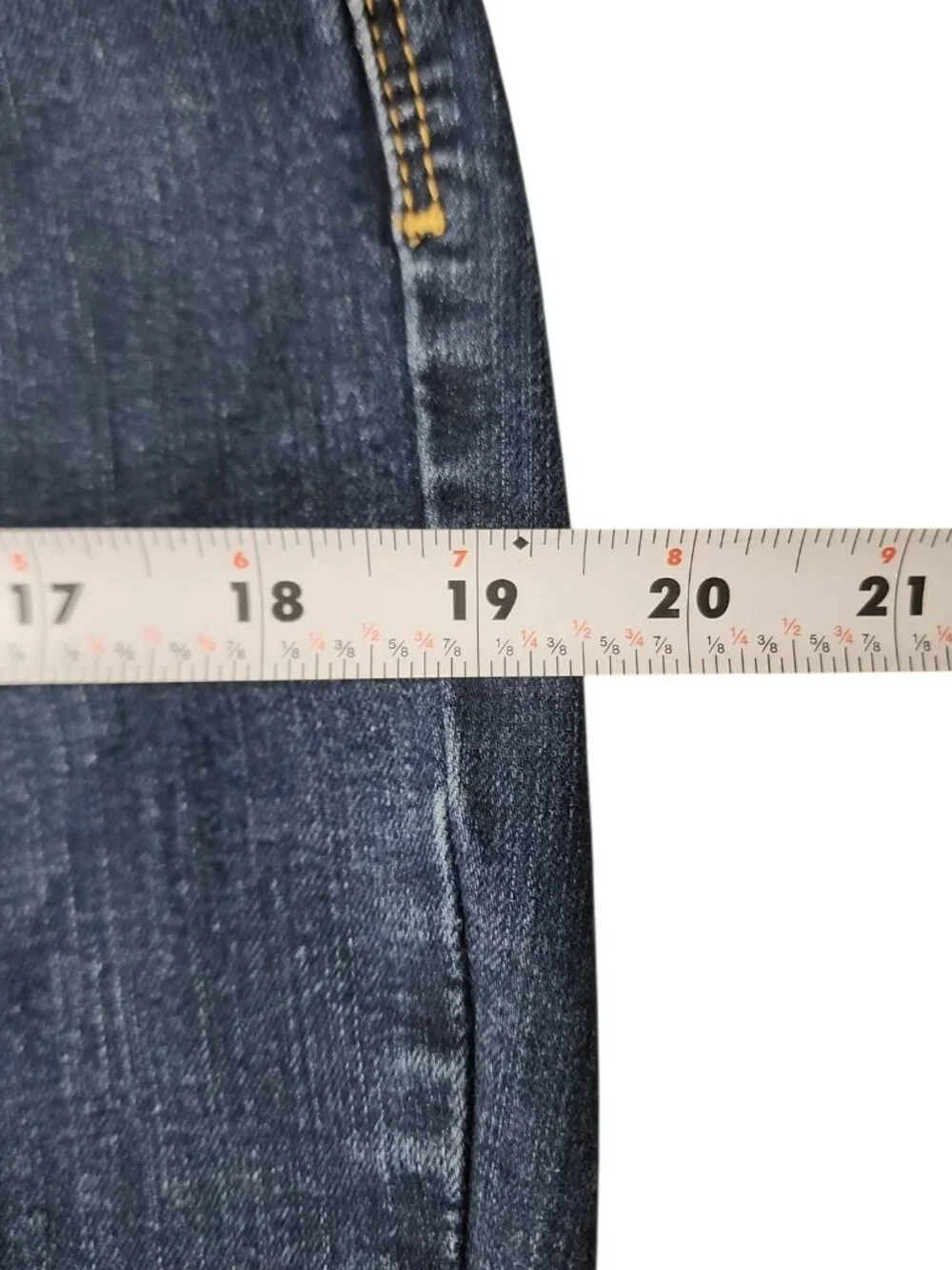 Y2K Bootcut Flare Jeans Denizen From Levis Dark Wash Size 16 w33 l34 - Picture 13 of 14